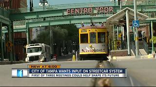 City of Tampa wants input on streetcar system