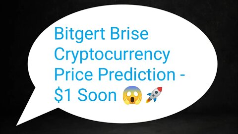 Bitgert Brise Price Prediction 🚀 Bitgert Price 60000X Soon 🚀 Bitgert Coin Analysis Crypto