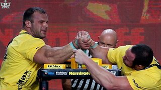 18 Minutes Of Crazy Armwrestling Matches