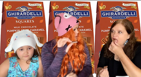 Ghirardelli Pumpkin Spice Caramel Milk Chocolate Squares Review