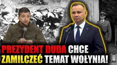 Prezydent Duda chce ZAMILCZENIA tematu Wołynia?! Polityka "miłości" Ukrainy \\ Polska.LIVE