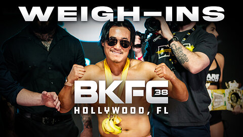 BKFC 38 HOLLYWOOD WEIGH IN