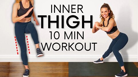 Inner Thigh Workout, 10 Minutes! Build Muscle & Tone Legs | No Equipment
