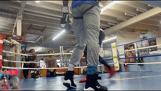 Easy route showing off showboating while boxing