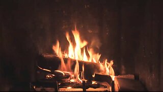 Relaxing Fireplace Sounds - Burning Fireplace & Crackling Fire Sounds (NO MUSIC)