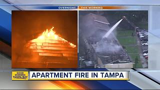 Fire destroys multiple units at Tampa apartment complex