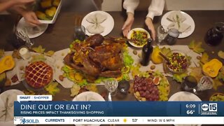 Rise in prices could impact Thanksgiving shopping