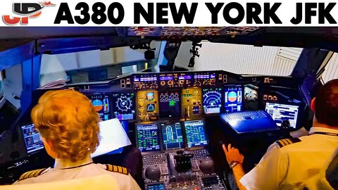 Piloting AIRBUS A380 out of New York | + Full External Walkaround