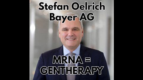 Stefan Oelrich Bayer | Would you be willing to take mRNA gentherapy and inject it into your body?