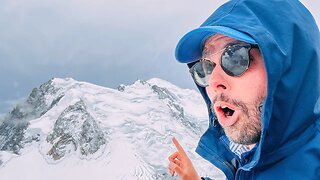 Up Close with Mont-Blanc in the French Alps (Tallest Mountain in Europe)