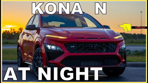 AT NIGHT: 2022 Hyundai Kona N - Interior & Exterior Lighting Overview