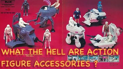 VINTAGE STAR WARS MINI RIGS AND ACTION FIGURE ACCESSORIES