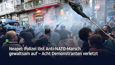 Neapel: Polizei löst Anti-NATO-Marsch gewaltsam auf – Acht Demonstranten verletzt