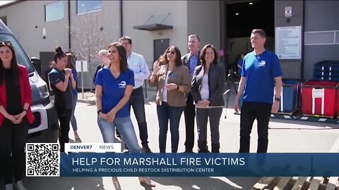 Help for Marshall Fire Victims: Denver7 Gives helps A Precious Child restock distribution center