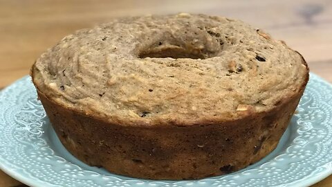 Bolo 100% integral É de Casa Receitas -100% wholemeal cake - It's from Home - Recipes