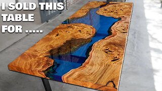 How to build Luxurious EPOXY tables (beginner guide)