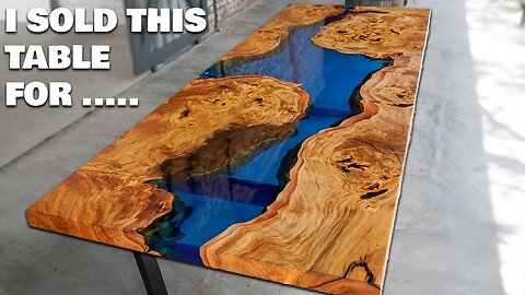 How to build Luxurious EPOXY tables (beginner guide)