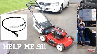 How To Replace the Blade Clutch Cable On Your Toro Personal Pace Mower NEED HE RESTYLE 911 HELP ME