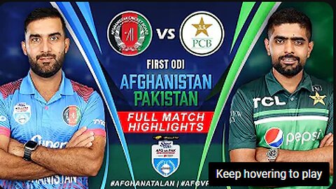 Afghanistan vs Pakistan Cricket Full Match Highlights (1st ODI) - Super Cola Cup - ACB