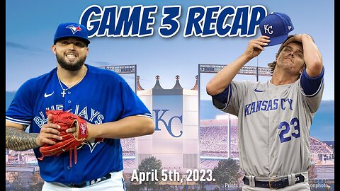 Game 3 Recap: Blue Jays vs Royals: Alek Manoah answers the bell!