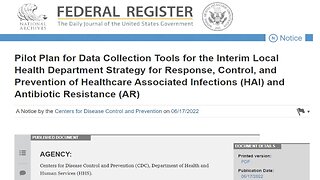 Pilot Plan for Data Collection Tools for the Interim Local Health Department Strategy