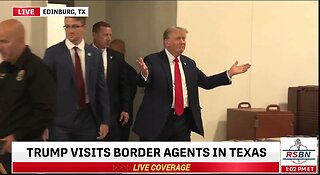 11/19/2023 President Trump Meets Texas Border Agents on Their Thanksgiving Dinner