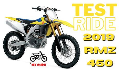 I FINALLY get to test ride a 2019 Suzuki RMZ-450!