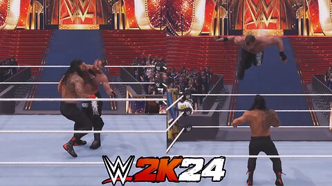 WWE 2K24: Jon Moxley VS Roman Reigns