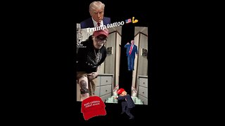 Trump tattoo