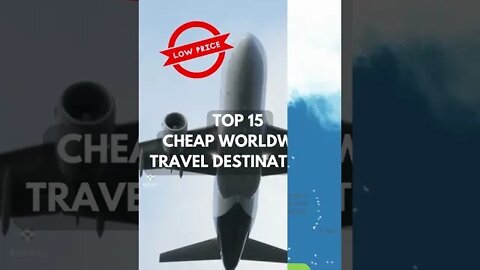 Cheap Worldwide Travel Destinations To Consider for 2022 part 1 #shorts