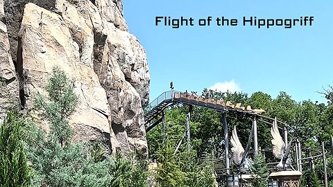 Off Ride Footage of FLIGHT OF THE HIPPOGRIFF at Islands Of Adventure, Orlando, USA