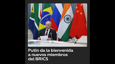 Putin felicita a los nuevos miembros que se unirán al BRICS en 2024