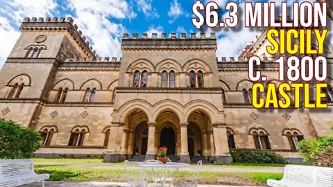 Explore $6.3 Million C. 1800 Castle in Sicily Italy