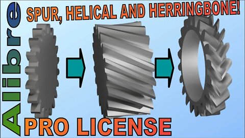 Alibre Pro - Model Spur, Helical and Herringbone(Double Helical) Gears! #Kaiweets |JOKO ENGINEERING|