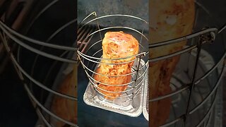 Experiment time! Beef Shank with coffee beans in the smoker water guard.