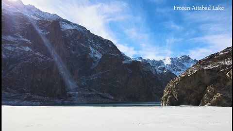 Frozen Attabad Lake - Pakistan