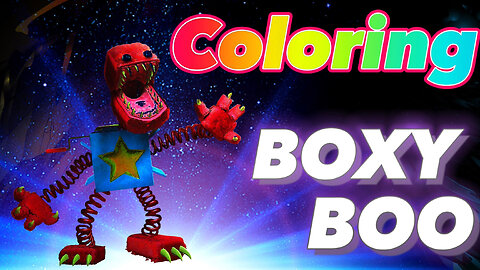 Coloring Boxy Boo | Project Playtime