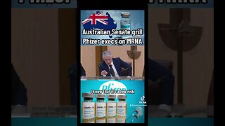 Australian Senate Grills Phizer Execs on HOW MRNA Vaccine causes rare cases of Myocarditis