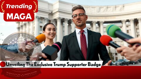 Trump Came Out With His Own Badge...
