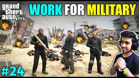 MILITARY GIVE ME CHALLENGE TO SAVE CITY | GTA V GAMEPLAY #24