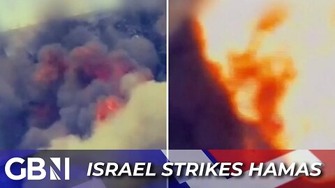 Israel claims to strike Hamas tunnels and infrastructure in shocking footage