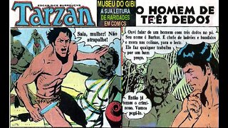 TARZAN FORMATINHO 48 C O HOMEM DE TRES DEDOS #tarzan #quadrinhos #comics #gibi