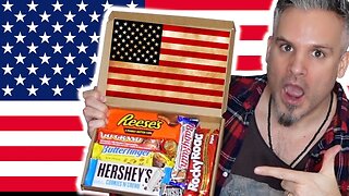 Brit Tries (AMERICAN CANDY) for the first time ! (Am I even saying This Right?)