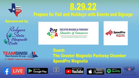 8.29.22 – Prepare for Fall and Holidays with Events and Signage – Conroe Culture News
