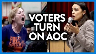 Watch AOC's Insulting Response as Her Supporters Turn on Her at Town Hall