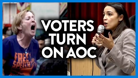 Watch AOC's Insulting Response as Her Supporters Turn on Her at Town Hall