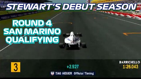 Stewart's Debut Season | Round 4: San Marino Grand Prix Qualifying | Formula 1 '97 (PS1)