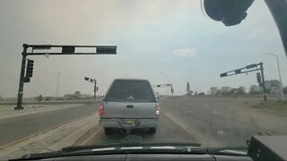 Heading Into Taos With Forest Fire Smoke