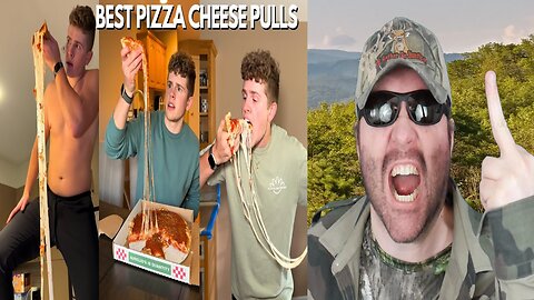 Tommy Winkler Best Pizza Cheese Pull Tests - Compilation (Tommy Winkler) - Reaction! (BBT)