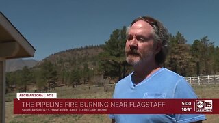 Flagstaff resident returns home after Pipeline Fire evacuations